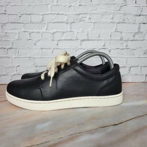 L.L. Bean Other - LL Bean Leather Sneakers Shoes Low Top Lace Up Item ID 299768 Mens Size 7 Black